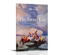 HWUEWQLERJI The Sweet East Posters Wall Art Vintage Poster Decorative Painting Aesthetic Canvas Decor for Living Room Bed Room 24x36inch(60x90cm) Frame-style