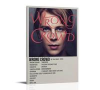 HWUEWQLERJI Tom Odell Posters Wall Art Vintage Poster Decorative Painting Aesthetic Canvas Decor for Living Room Bed Room 16x24inch(40x60cm) Frame-style