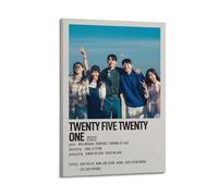 HWUEWQLERJI Twenty Five Twenty One Posters Wall Art Vintage Poster Decorative Painting Aesthetic Canvas Decor for Living Room Bed Room 12x18inch(30x45cm) Frame-style
