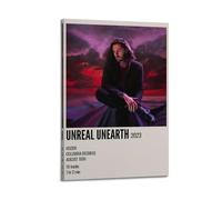 HWUEWQLERJI Unreal Unearth Hozier1 Posters Wall Art Vintage Poster Decorative Painting Aesthetic Canvas Decor for Living Room Bed Room 08x12inch(20x30cm) Frame-style