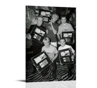 HWUEWQLERJI Westlife Posters Wall Art Vintage Poster Decorative Painting Aesthetic Canvas Decor for Living Room Bed Room 20x30inch(50x75cm) Frame-style