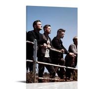 HWUEWQLERJI Westlife Posters Wall Art Vintage Poster Decorative Painting Aesthetic Canvas Decor for Living Room Bed Room 16x24inch(40x60cm) Frame-style