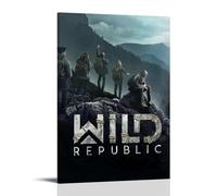 HWUEWQLERJI Wild Republic Posters Wall Art Vintage Poster Decorative Painting Aesthetic Canvas Decor for Living Room Bed Room 12x18inch(30x45cm) Frame-style