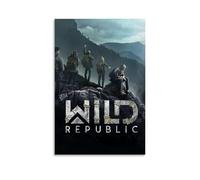 HWUEWQLERJI Wild Republic Posters Wall Art Vintage Poster Decorative Painting Aesthetic Canvas Decor for Living Room Bed Room 12x18inch(30x45cm) Unframe-style