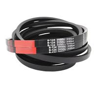 HWWEI 2 pcs B Type V-Belts, Rubber Drive V Belt B70 B71 B72 B73 B74 B75 B76 B77 B78 B79 inches Closed-Loop Machine Transmission Belt(B-76)