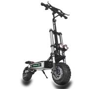 HWWH S3 Off road Electric Scooter Adult Fast Folding E Scooter Escooter Powerful Dual Motor Dual Suspension 11In Vacuum Tubeless Tire 60V/40AH Large Capacity Lithium Battery 100km Battery Life