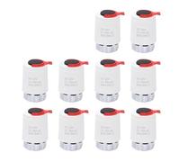 HWWW 1/5/10 Pieces 24V Normally Closed NC/Open NO M30*1.5mm Electric Thermal Actuator for Underfloor Heating TRV Radiato(10 Pieces DC24V NC)
