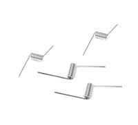 HWWW 10 Pieces Wire Diameter 0.4mm 304 Stainless Steel V-Shaped Helical Torsion Spring Angle 60 90 120 180 Degrees Outer Dia 2~6mm(6 laps,3MM(10PCS)_0.4MM(180 Degrees))