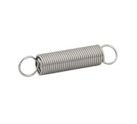 HWWW 10pcs Extension Spring 0.2mm 0.3mm 0.4mm 0.5mm Stainless Steel Tension Spring with O Hook OD 2mm-6mm Length10mm to 50mm(50mm,4mm,0.4mm)