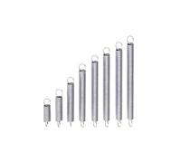 HWWW 10pcs/Lot 0.2mm 304 Stainless Steel Micro Mini Extension Spring with O Hook, Length 5/8/10/12/15/20mm(10mm,1.5mm)