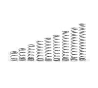 HWWW 10pcs/Lot 1.2mm Stainless Steel Micro Small Compression Spring OD 6/7/8/9/10/11/12/13/14/15/16/17/18/19/20mm Length 5mm to 50mm(45mm,6mm)