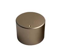 HWWW 1PCS 30x22mm Aluminum Alloy Solid Knob Volume Potentiometer Audio Amplifier Tone Knob(Golden)