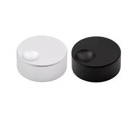 HWWW 1pcs 32mmx13mm Audio Amplifier Speakers Aluminum Volume Potentiometer Knobs Guitar Knob Volume Adjustment Handle(Black)