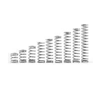 HWWW 20pcs/Lot 0.4mm Stainless Steel Micro Small Compression Spring OD 3/3.5/4/4.5/5/6/7/8/9/10mm Length 5mm to 50mm(25mm,6mm)