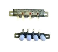 HWWW 2PCS/Lot Electric Heater Parts 4-Key Button Switch KQ-184C KQ-143C 250V 10A