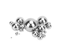 HWWW 304 Stainless Steel Balls 21mm 22mm 24mm 25mm 25.4mm 26mm 28mm 30mm 31.75mm 32mm 34mm 35mm 38mm 39mm 40mm Solid Steel Beads(21mm 5pcs)
