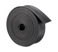 HWWW 4M Solid Rubber Strip Neoprene Sheet Rolls 10-60mm Anti-Collision Wear-Resistant DIY Gasket Sealing Padding Reduce Vibration Mat(4000mmx25mmx5mm)