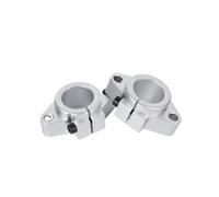 HWWW 4PCS SHF8 SHF10 SHF12 SHF16 Aluminum Linear Rod Rail Shaft Support 8mm 10mm 12mm 16mm for 3D Printer Parts(Shf20)