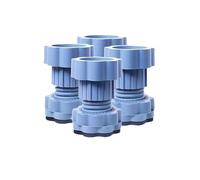 HWWW 4Pcs Washing Machine Foot Pads 200kg Adjustable Height Anti Vibration Refrigerator Base Fixed Non-Slip Pad Support Dampers Stand