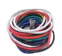 HWWW 6 Colors, 5 M/16.4 Ft. Per Set, 16/18/28/24/26/28/30 AWG Stranded Tinned Copper Hookup Wire Per Set(20 AWG)