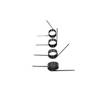HWWW 65Mn Helical Torsion Spring V-Shaped 0.8mm 5Pcs