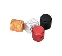 HWWW Aluminum Volume Knob 1pcs Diameter 15mm Height 15mm Amplifier Potentiometer Knob(Silver)