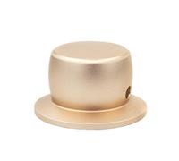 HWWW Aluminum Volume Knob 1pcs Diameter 38mm Height 22mm Amplifier Potentiometer Knob(Faint Gold)
