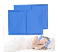 HWXZUUO 2PCS Gel Cooling Mat for Bed Pet 11.81x15.75 Inch Multipurpose Instant Cooling Gel Pad Waterproof Cool Pillow Pads Washable Foldable for Summer Cool Pads for Bed
