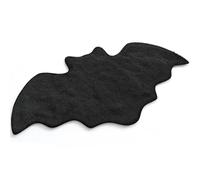 HWXZUUO Bath Mat Halloween Bat Gothic Rug Black Goth Gifts Set for Bathroom Bedroom Kitchen Room-Spooky Witch Witchy Home Black Mats DecorBath Mat, Bath Rug, Washable, Halloween Decor