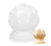 HWXZUUO Concrete Mold 11.42x8.27x8.27 inch Lotus Round Style DIY Plastic Waterproof Non-stick Concrete Statue Molds Portable Cement Garden Mold for Home Garden Decor Lotus Ball