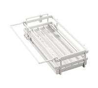 HWXZUUO Kitchen Sink Organiser, Wall Mounted Sink Caddy with Removable Drip Tray, Kitchen Caddy with Towel Rack, 10.1x3.7x2.8 Tidy Organizer, Organiser