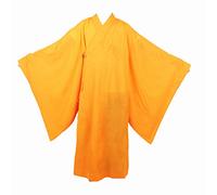 Hwydo Yellow Shaolin Monk Kung fu Buddhist Robe Meditation Long Gown Suit XL