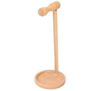 HWyndiluvian Wooden Headphone Holder, Headset Stand for Gaming Headphones, Removable Earphone Stand with Ergonomic Arc Design, Sturdy Beech Headsets Storage Accessories for Desk Home Office Stu