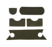 HWZ 5pcs DIY Helmet magic Tape Sticker for Style Fast Helmets Stickers Airsoft Tactical Helmet Accessories (HWZ-LN-tk-moshutie-g)