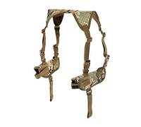 HWZ Tactical Universal Double Draw Shoulder Holster,Adjustable Elastic Band Women Men (CP)
