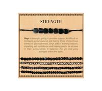 HWZJLH 5 Pcs Natural Stone Heart Bracelet Crystal Glass Bead Bracelets for Women ing Gemstone Stretch Hanmade Yoga Bracelets Jewelry Gift