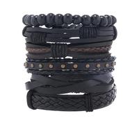 HWZJLH Bracelet, Bracelet, Jewelry, Women'S And Men'S Leather Jewelry Gothic Style Life Tree Bracelet Leather Hand Woven Men'S Bracelet Hip Hop Punk