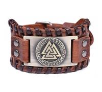 HWZJLH Bracelet, Bracelet, Jewelry, Women'S And Men'S Leather Jewelry Wolf Bracelets Compass Tree Of Life Wristband Talisman Amulet