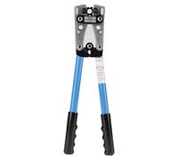 HX - 50B 6-50 mm Hex Terminal Crimping Tool, Hand Crimping Tool for Copper and Aluminum Lugs, 180 - Degree Rotating Head with Steel Rubber Handle for Electrical