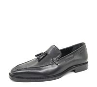 HX London Beddington Tassel Loafers - Black - 10 UK