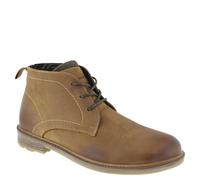 HX London Kilburn Men's Leather Chukka Boots - Brunt Tan - 7 UK