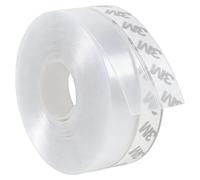 HX-pyahgtv Door Draft Excluder Strip 10m, 35mm Wide Self-Adhesive Silicone Weather Stripping, Waterproof Windproof Dustproof Soundproof Insect-Proof Seal Tape for Doors Windows Home Office