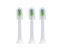 HX6063 Brush Heads, Compatible with Philips, HX3 HX6 HX9 | W2 optimal white, deep clean teeth, 3 replacement brush heads, 3 month service life(WHITE)