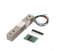 HX711 Based Weight Sensor Load Cell Module for Pressure and Weight Measurement in Electronic Scale Systems Suitable for DIY Projects 1KG 20KG (20KG And HX711)