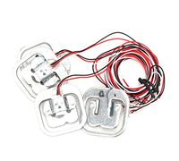 HX711 Module + 4 PCS Personal 50Kg Half-bridge Strain Gauge Weighting Sensor Set