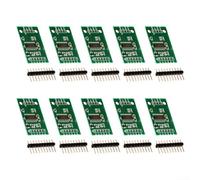 HX711 Weighing Sensor Module 10PCS with 24-Bit ADC for Weight Measurement System Compatible with For Arduino Dual Channel Input Support (Large board)