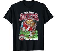 HXATXB Ohio State Buckeyes Vintage Football Brutus T-Shirt Size S Black