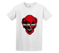 HXATXB Round Neck T-Shirt Killing Joke Logo White