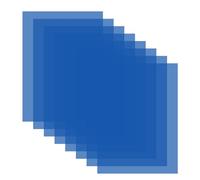 HXC Dyslexia Overlays A4 Blue Overlay for Dyslexia 8 Pcs Overlays for Reading Dyslexia for Visual Stress Irlens Syndrome and ADHD for Adults Children