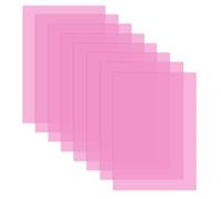 HXC Dyslexia Overlays A4 Pink Overlay for Dyslexia 8 Pcs Overlays for Reading Dyslexia for Visual Stress Irlens Syndrome and ADHD for Adults Children